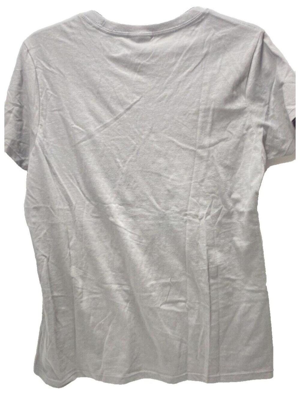 Women’s Medium “Drink Up” Funny Cat Graphic T-Shirt New Casual Top - Picture 7 of 7